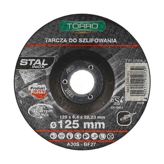 Tarcza do Szlifowania Metalu 125x6.0